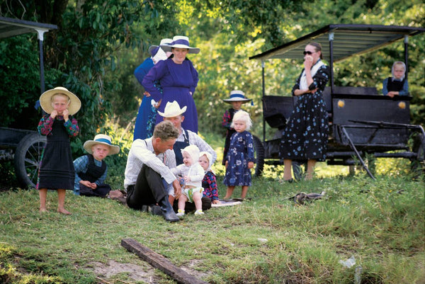 Amish family activities