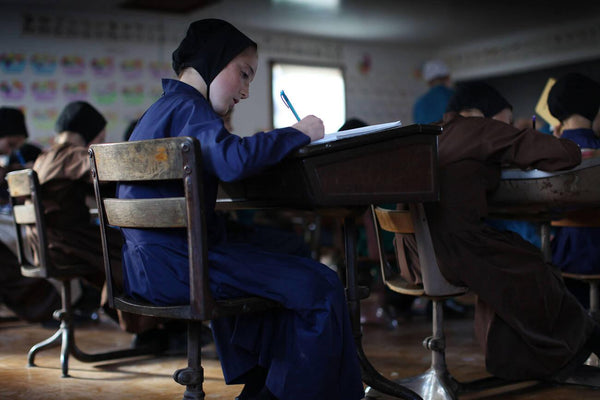 inside amish school