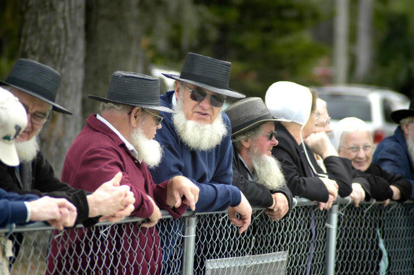 why don't amish have mustaches